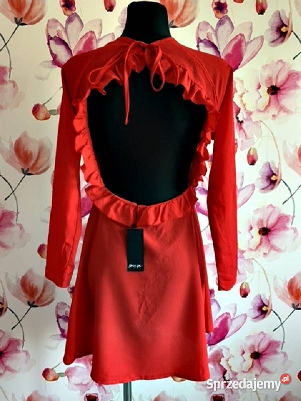 nasty gal sukienka elegancka odkryte plecy nowa Spódnice i sukienki Choszczno