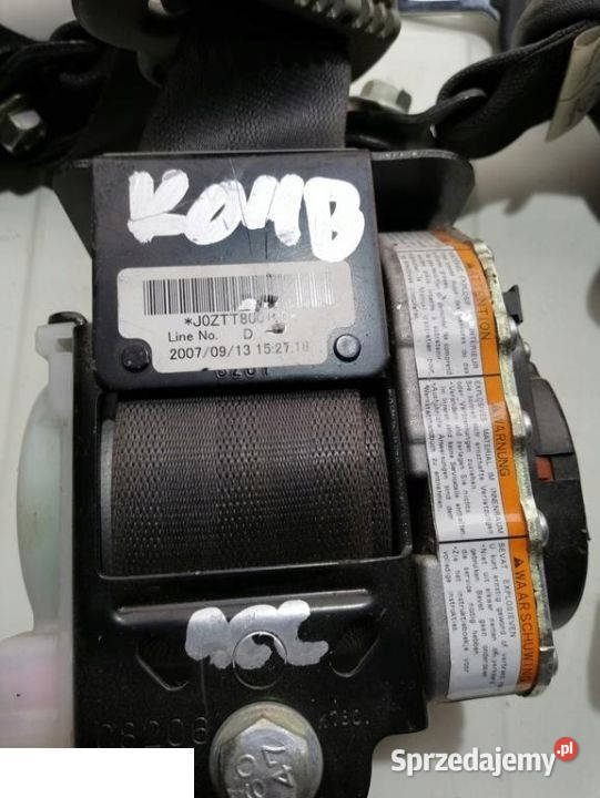 HONDA ACCORD VII KOMBI PASY BEZPIECZEŃSTWA pasy bezpieczeństwa Kozubszczyzna sprzedam