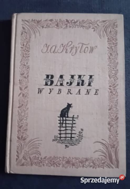 IA Kryłow Bajki wybrane KiW 1951 r Wydanie I Koźminek
