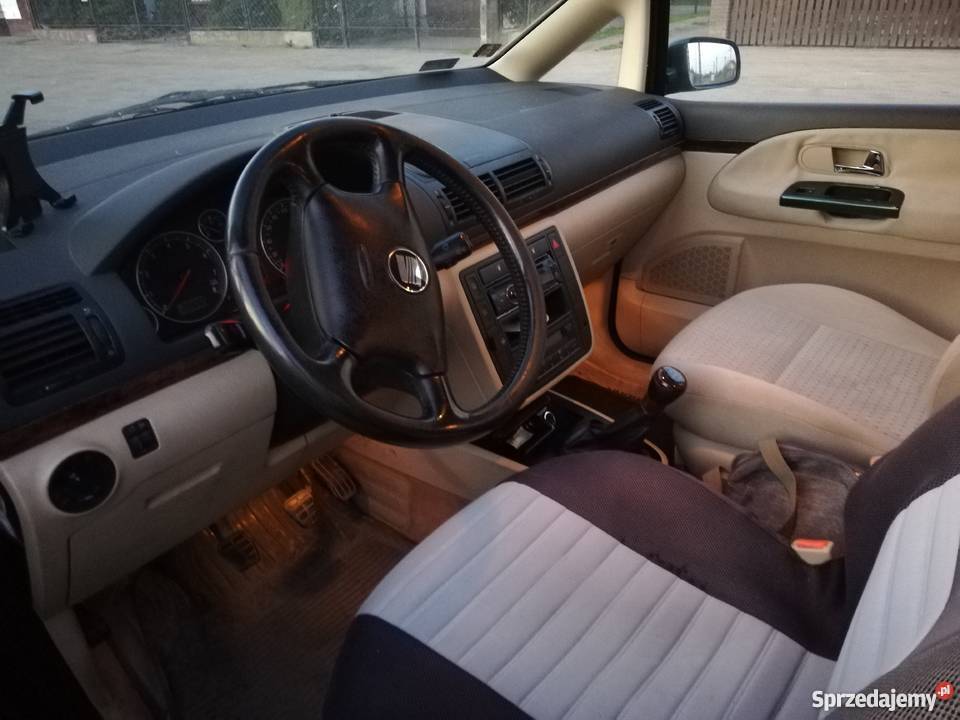 Seat Alhambra BenzynaGaz Super Stan Full autoalarm Nasielsk sprzedam