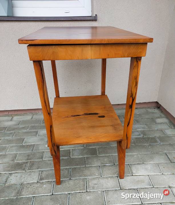 Stary stolik RTV pod telewizor obrotowy blat Tczew