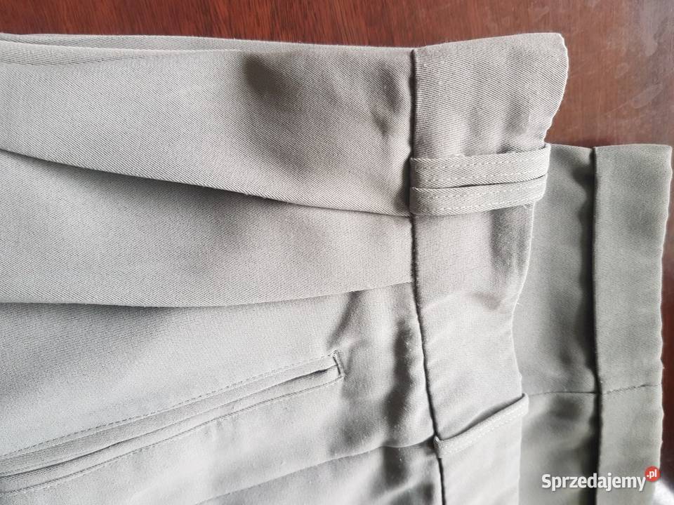 XL męskie spodnie garniturowe eleganckie lejące Kielce