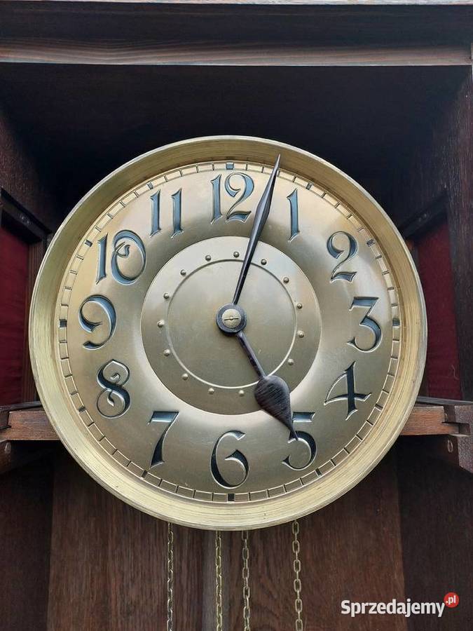 132 Stary zegar podłogowy chłop stojący sprawny Tczew