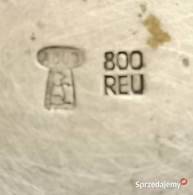 Łyżeczka kolekcjonerska srebrna kujawsko-pomorskie Nakło nad Notecią