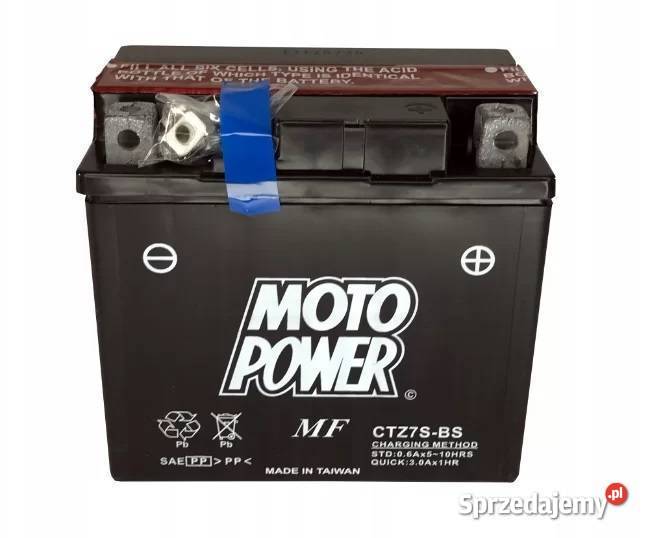 Akumulator motocyklowy MotoPower CTZ7SBS 12V 6Ah Akumulatory motocyklowe małopolskie Zakopane