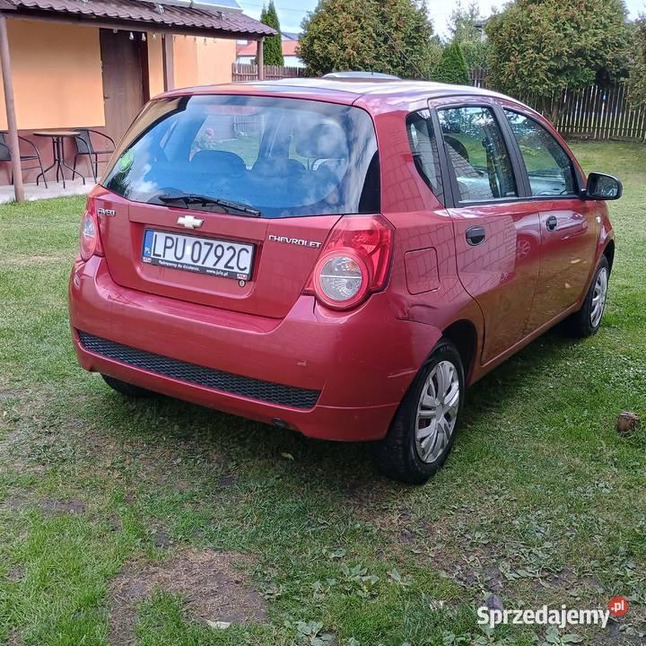 Chevrolet Aveo 12 BenzynaGaz 2010 Zamiana Bychawa