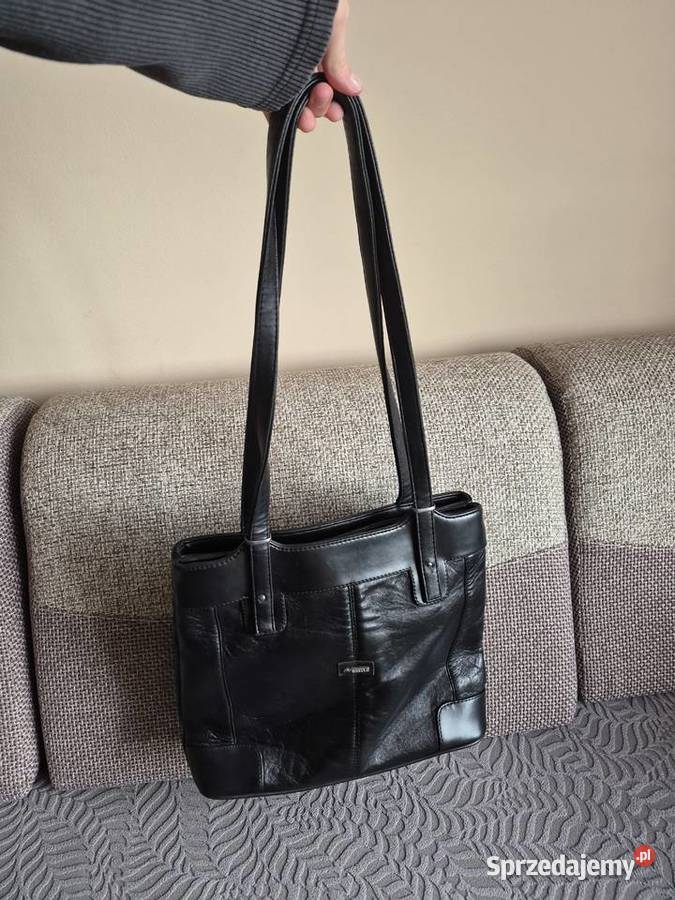 Skórzana torebka damska real leather skóra Nienowice