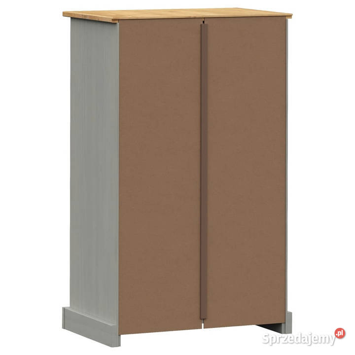 Szafka na buty VIGO szara 60x35x96 lite drewno Warszawa