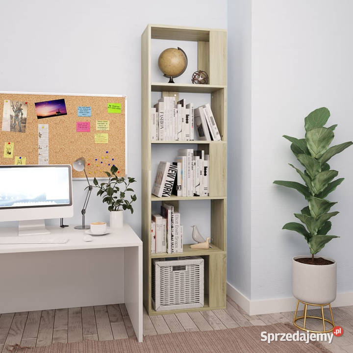 Regałpółka dąb sonoma 45x24x159 materiał Warszawa
