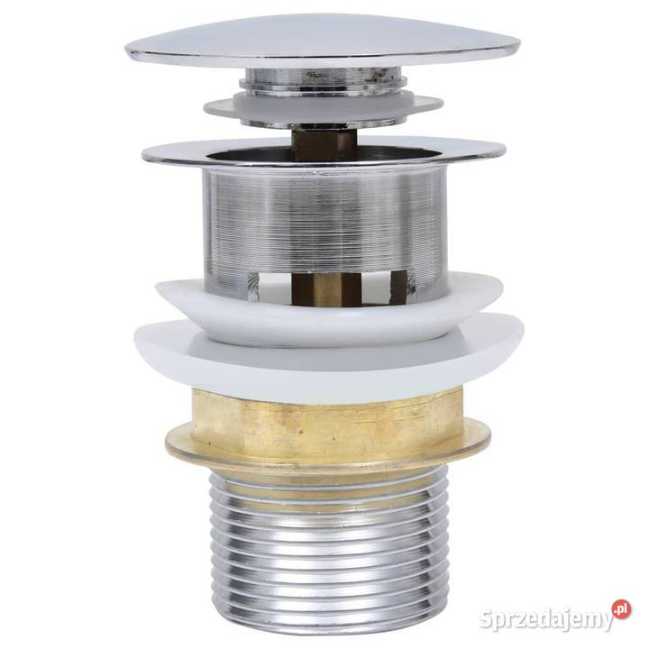 vidaXL Korek klikklak bez przelewu srebrny Warszawa