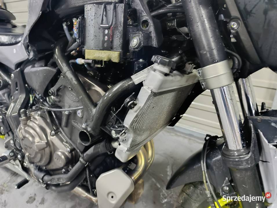 Yamaha MT07 FLUO 35kW A2 8 transport RATY Grójec