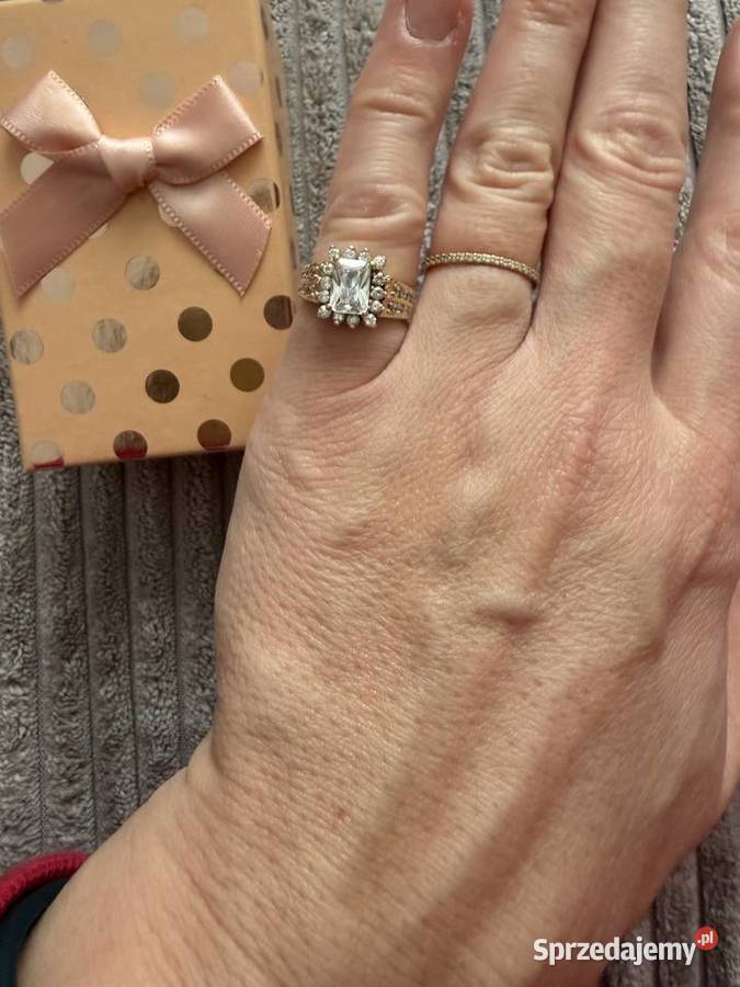 Złoty pierścionek 585 Skawina sprzedam