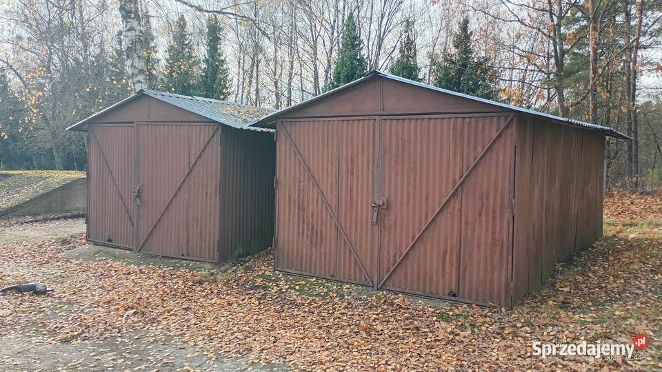 2 garaże blaszane w 1 warmińsko-mazurskie Kucbork