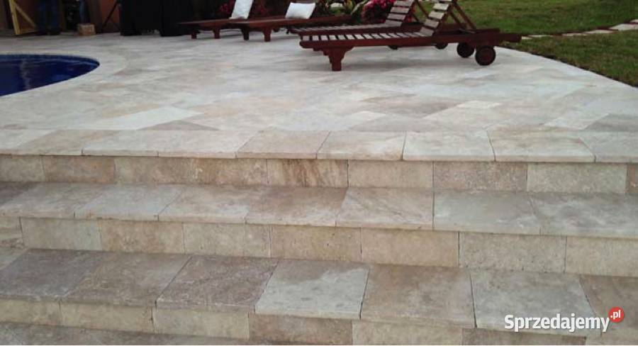 Kamień dekoracyjny Trawertyn Blend Mix Bębnowany Tczew