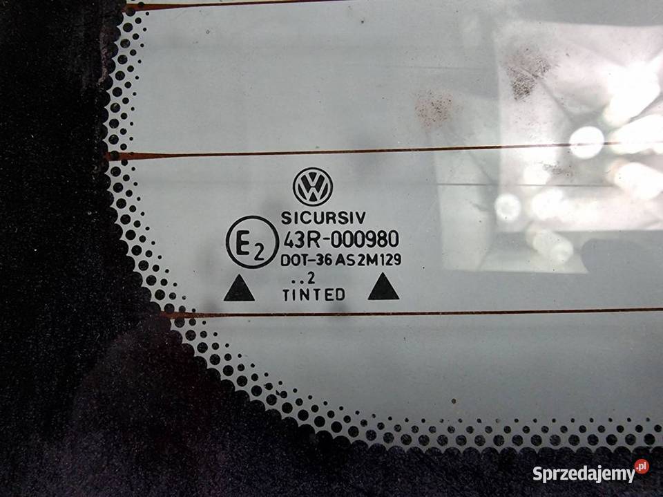 SZYBA TYŁ VOLKSWAGEN GOLF III Lipno