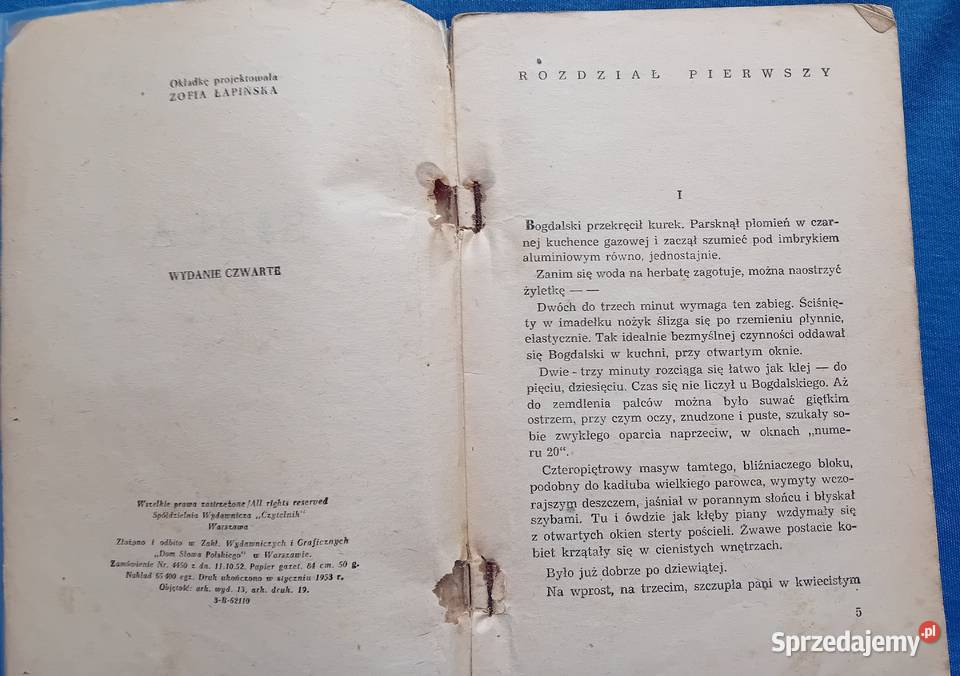 Leon Kruczkowski Sidła Czytelnik 1953 r Wydanie Koźminek
