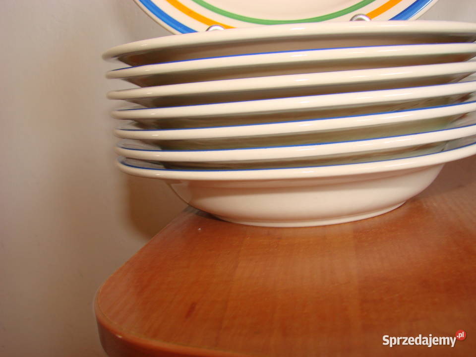 Romania talerz obiadowy PRL pomorskie Pruszcz Gdański