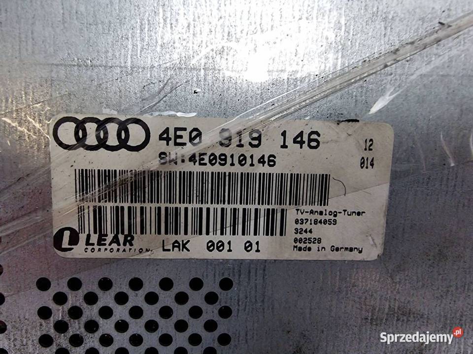 MODUŁ AUDI A8 D3 4E0919146 kujawsko-pomorskie Lipno
