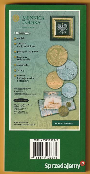 Katalog popularny monet polskich i z Polską łódzkie Łódź