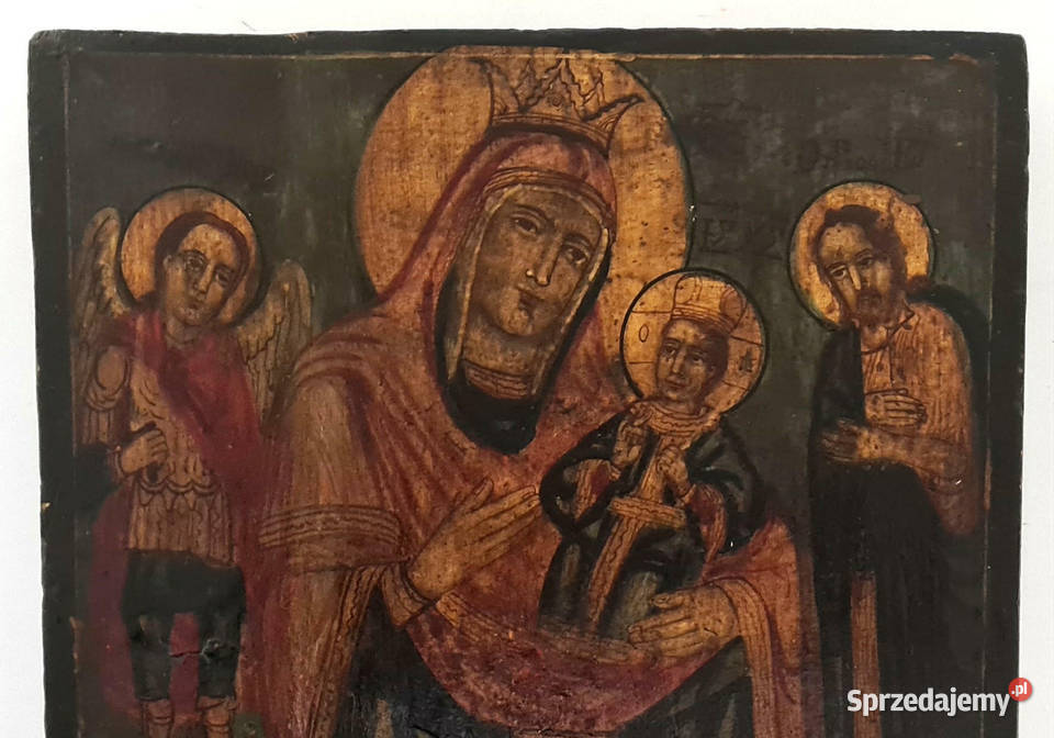 Ikona dwupolowa Matka Boża 0001 Malarstwo