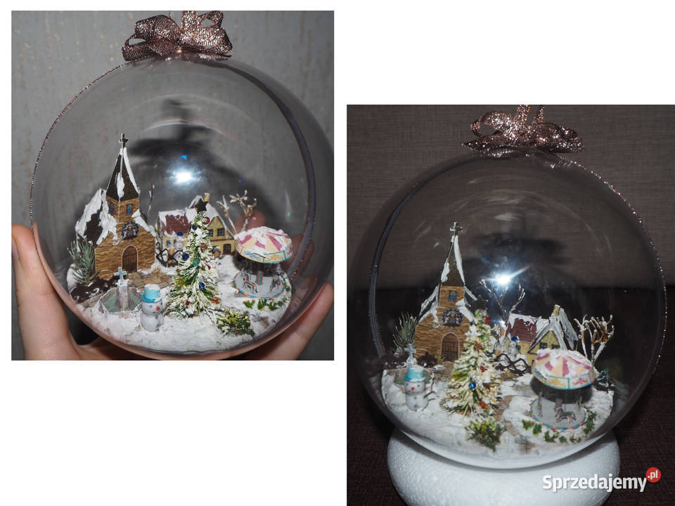 bombka akrylowa ręcznie robiona handmade Wyposażenie wnętrz Żory