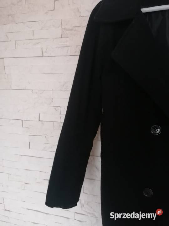 Zara płaszcz rozmiar XSS czarny lubelskie Lubartów