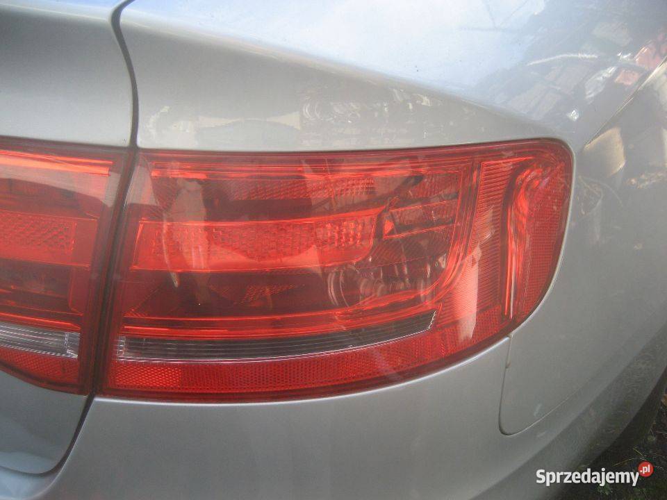 audi a4 b8 0812r sedan klapa lampy zderzak 4xpdc Motoryzacja Rakoniewice