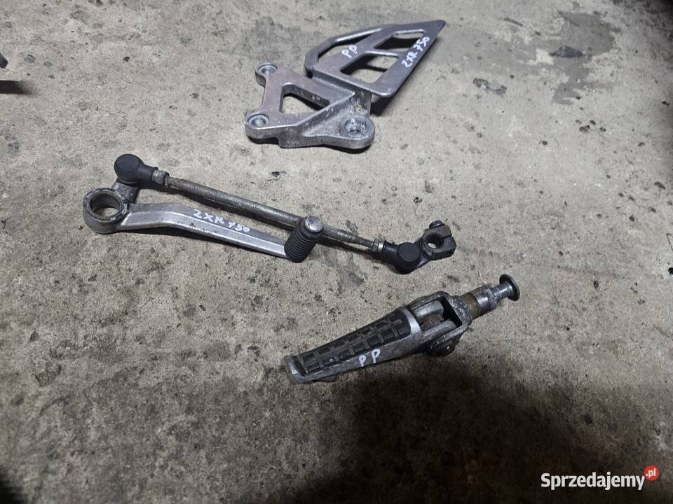 Kawasaki ZXR 750 set lewy podnóżek wajcha cięgno dolnośląskie