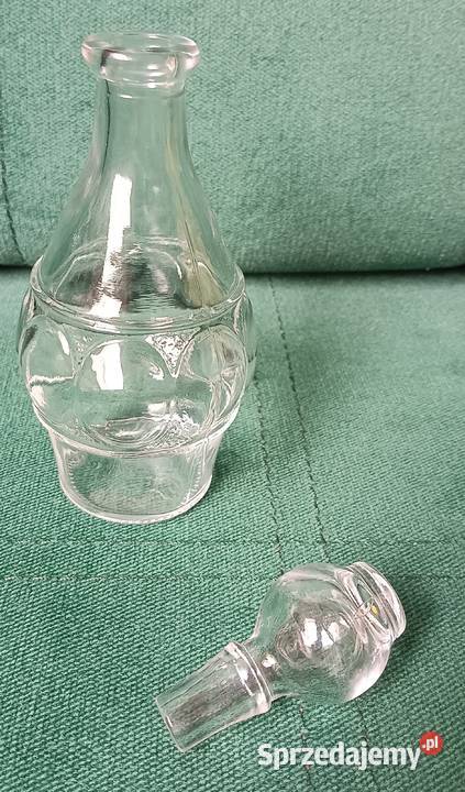 Szklana karafka prl unikalna sprzedam