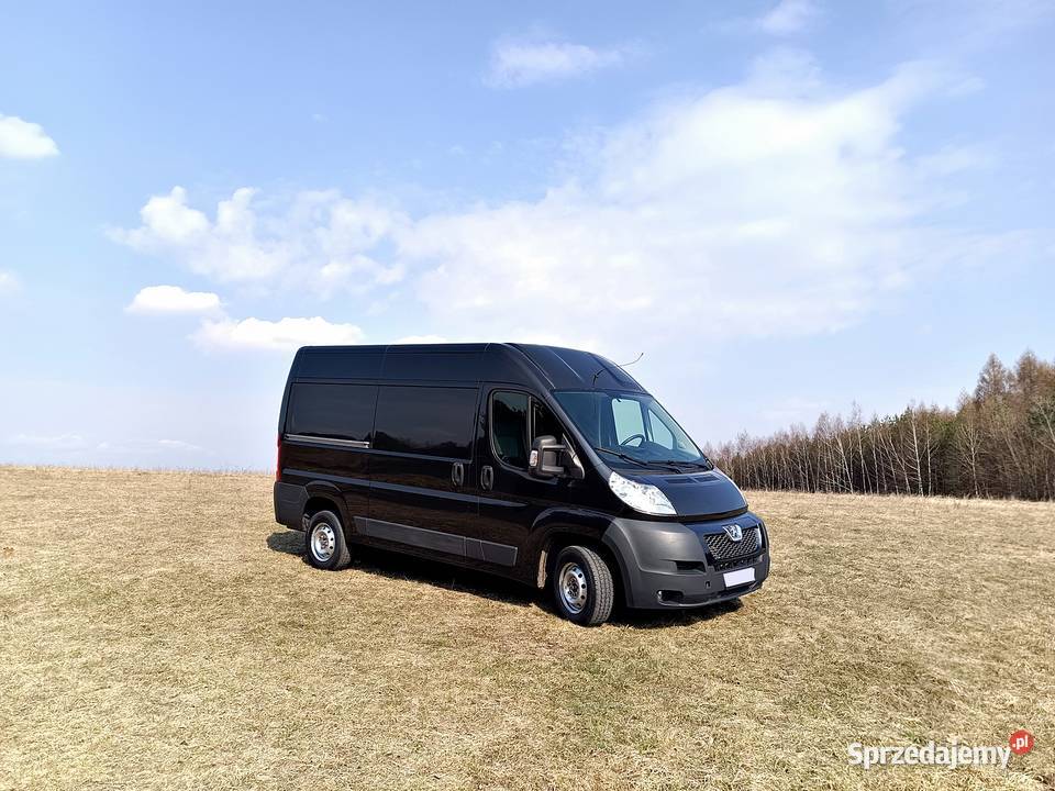 Peugeot boxer 22 hdi 130 e5 l2h2 czarny klima el światła przeciwmgłowe małopolskie Olkusz