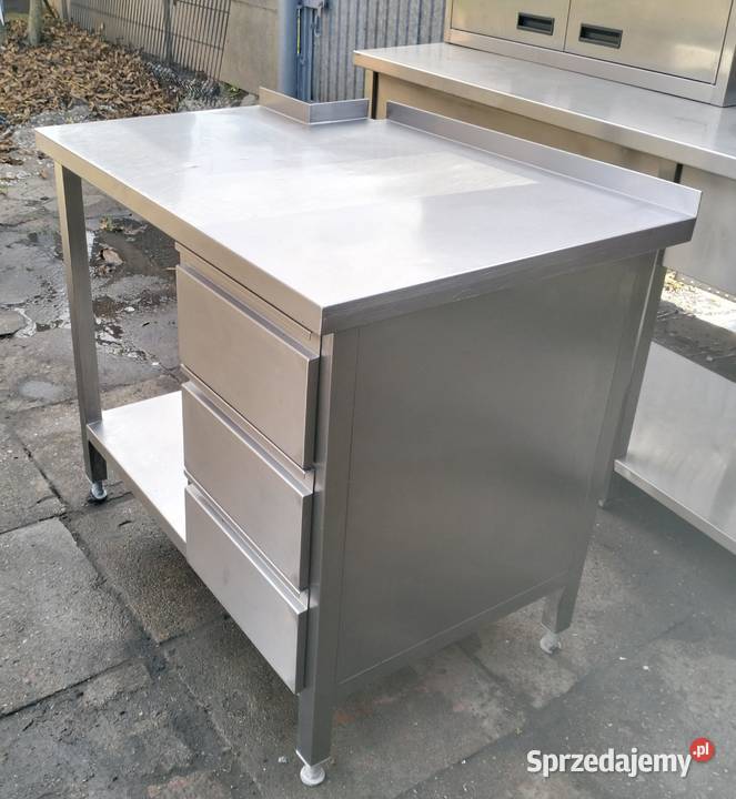 Stół gastronomiczny z szyfladami 100x70x85 Słupia Kapitulna
