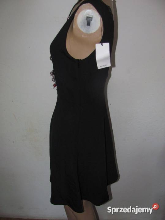 sukienka czarna MANGO S 36 vestido norita Zamość