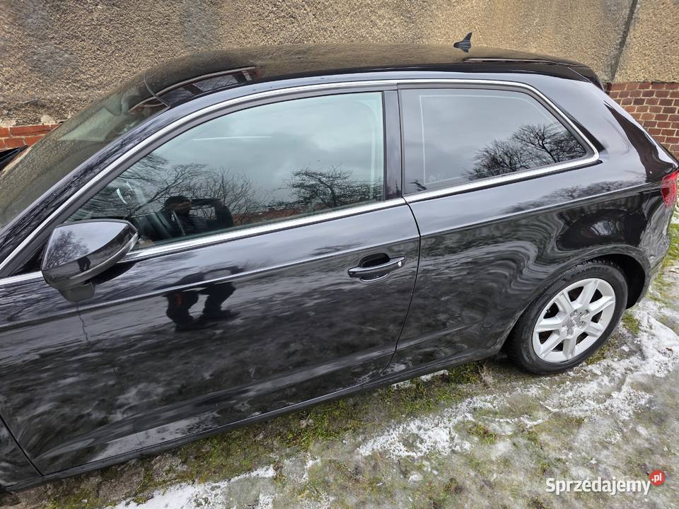 Audi A3 20 150 czarny fotele S3 skórą alkantara Wałbrzych