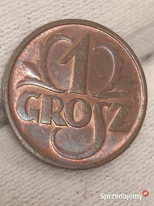 2 RP 1 grosz 1936 Numizmatyka mazowieckie Łochów