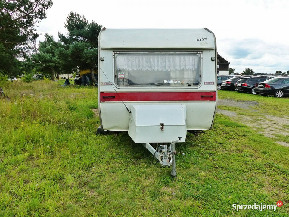 przyczepy kempingowe Wilk DE LUXE Stacjonarna5 Rok produkcji 1987 wielkopolskie Piła sprzedam
