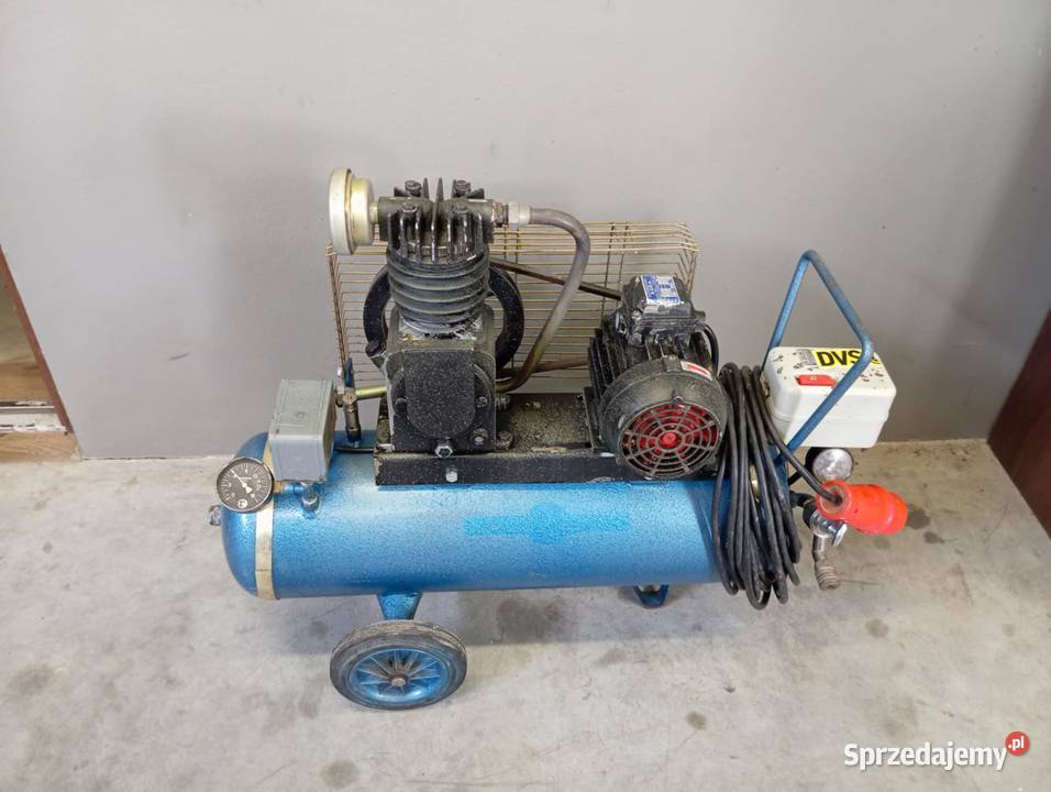 Kompresor sprężarka 1 tłok Olejowa cicha stan Kompresory