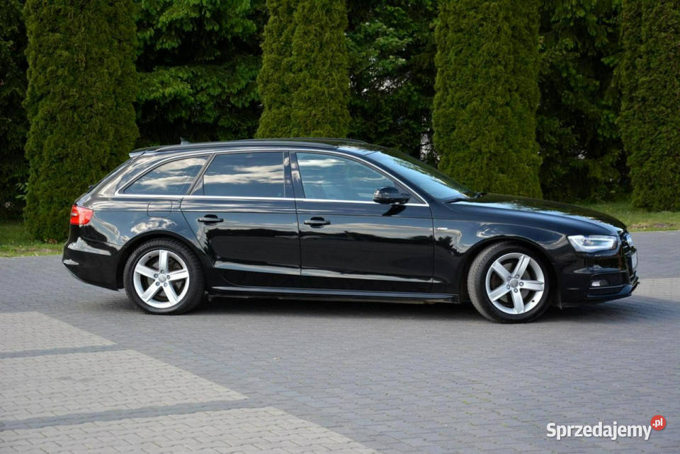 Audi A4 2XSline Skóry Duża Navi MMI Ledy BIXenon czujnik zmierzchu mazowieckie Ostrów Mazowiecka