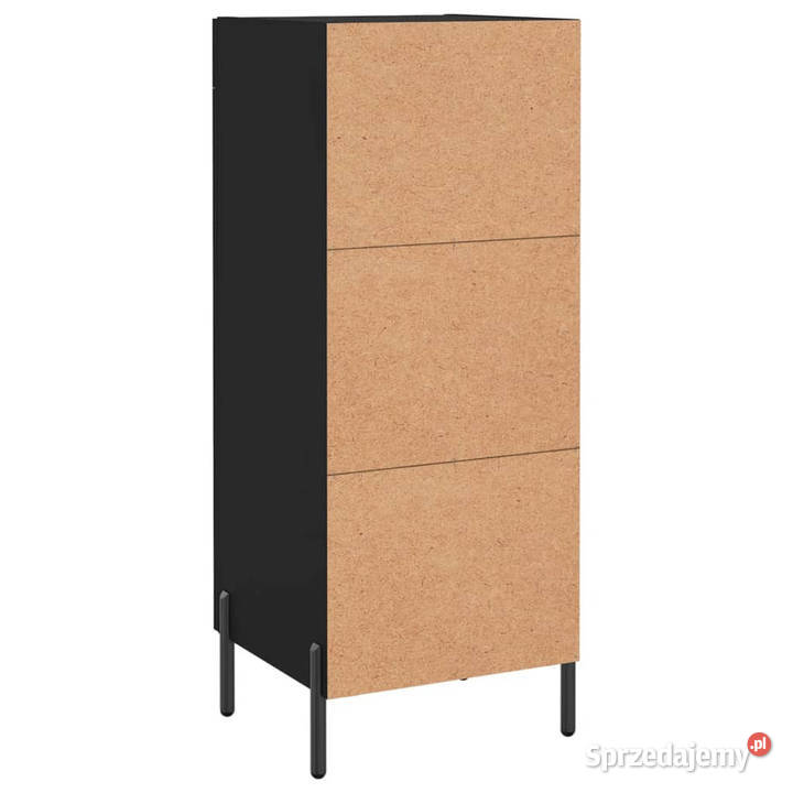 Szafka czarna 345x34x90 materiał drewnopochodny Warszawa