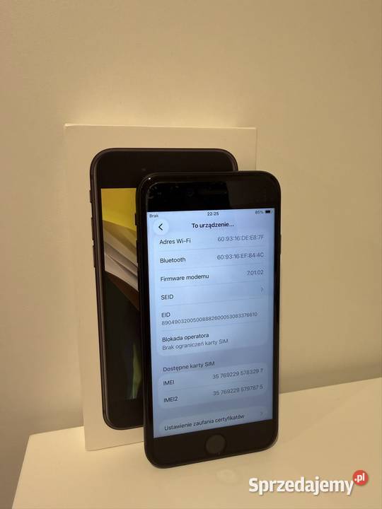 iPhone SE 2020 64GB 100 Kondycja Apple / iPhone Kalisz