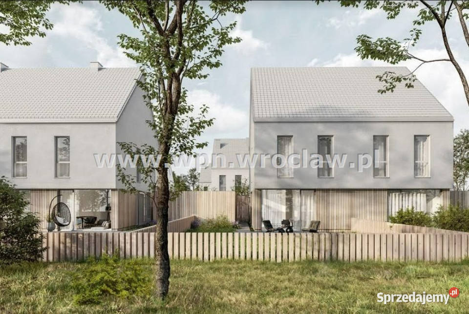 sprzedaży domu bliźniaka Wrocław 132m2 Rok budowy 2025