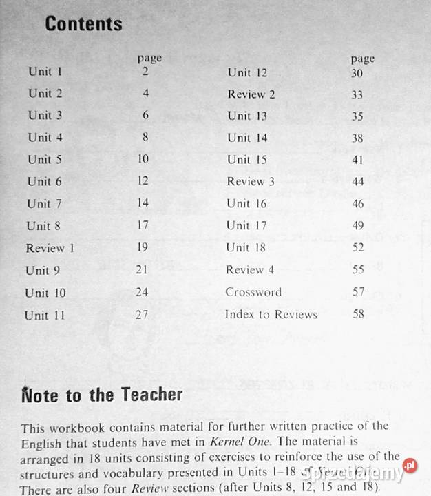 Kernel One Workbook Muriel Higgins Robert ONeill Chełm