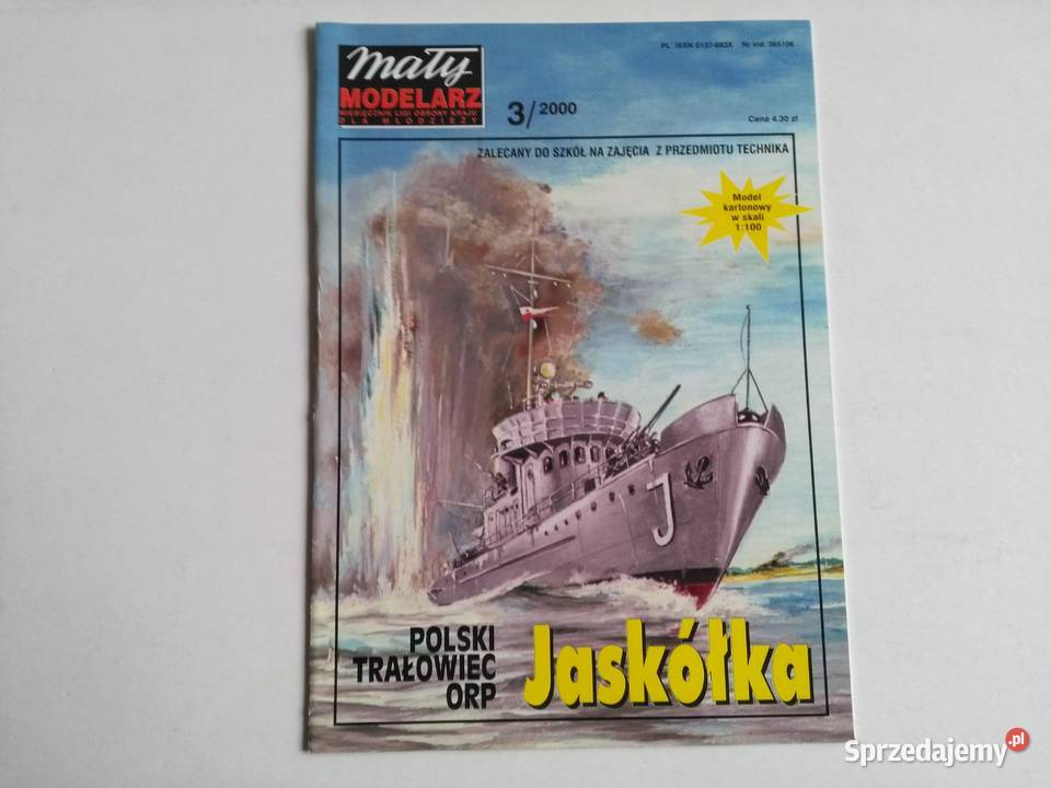 Mały Modelarz 32000 polski trałowiec ORP Dąbrowa Górnicza