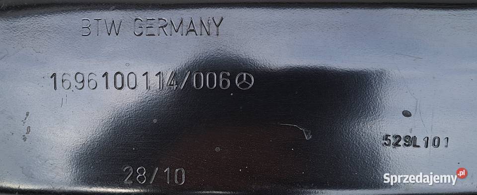 Belka wzmocnienie zderzaka tył Mercedes W169 Mielęcin
