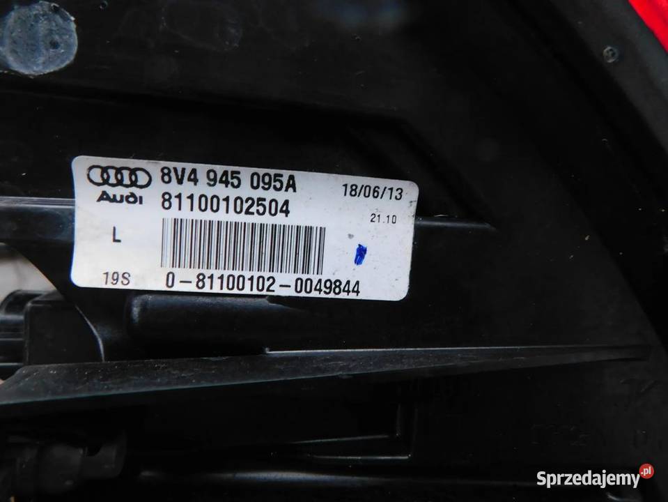 audi A3 8V lampa lewa 34109 WYSYŁKA Żory sprzedam