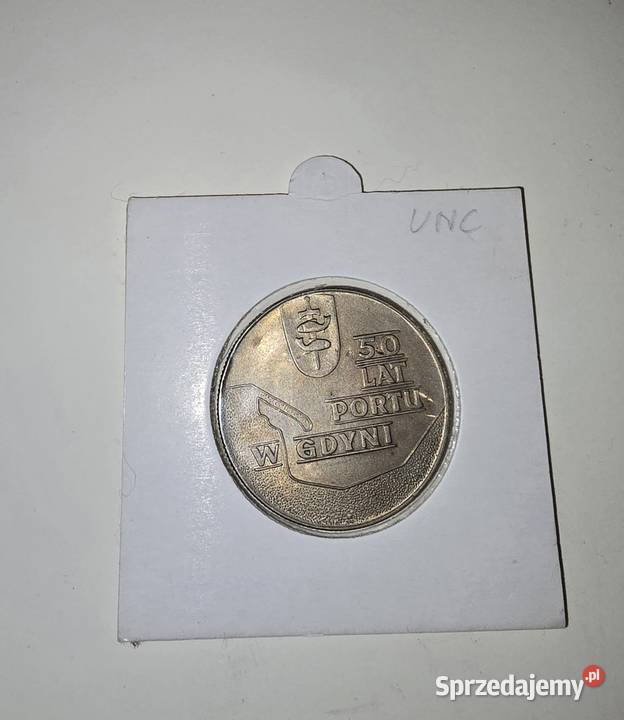 Moneta 10 z 1972 50 lat portu w Gdyni Sosnowiec sprzedam