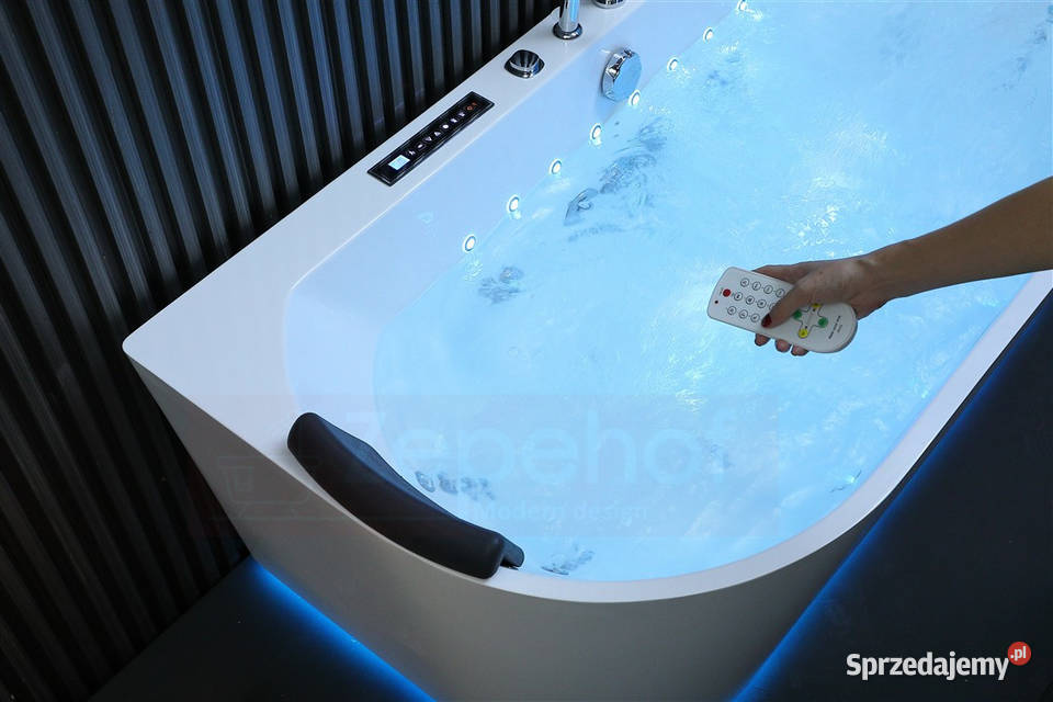 Wanna z hydromasażem EBX802 B prostokątna podlaskie Grabówka sprzedam