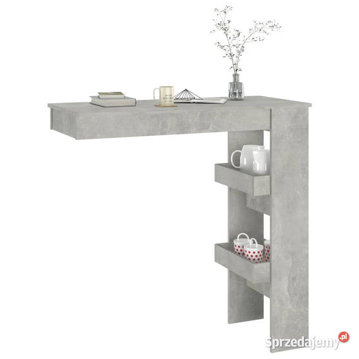 Stolik barowy szary 102x45x1035 materiał Warszawa