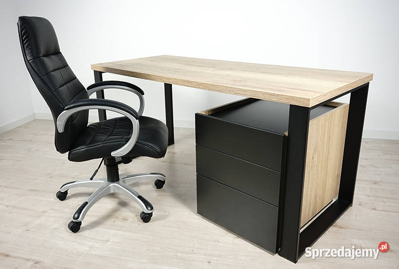 Biurko Neptun kontenerek Dąb Halifax Nat 140 Biłgoraj