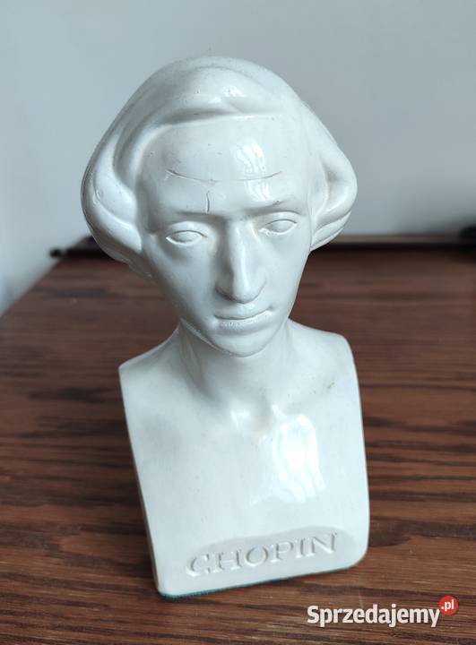 Fryderyk Chopin popiersie ceramiczne figurka Gdańsk