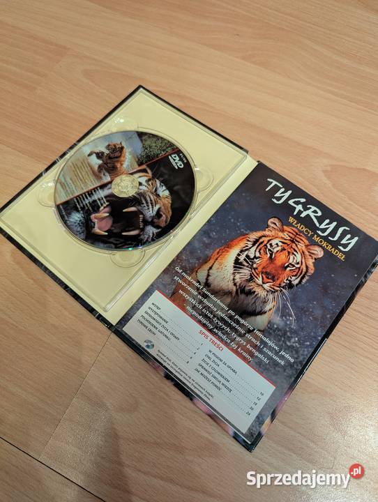 Tygrysy Władcy Mokradeł Film DVD książka twarda pomorskie sprzedam